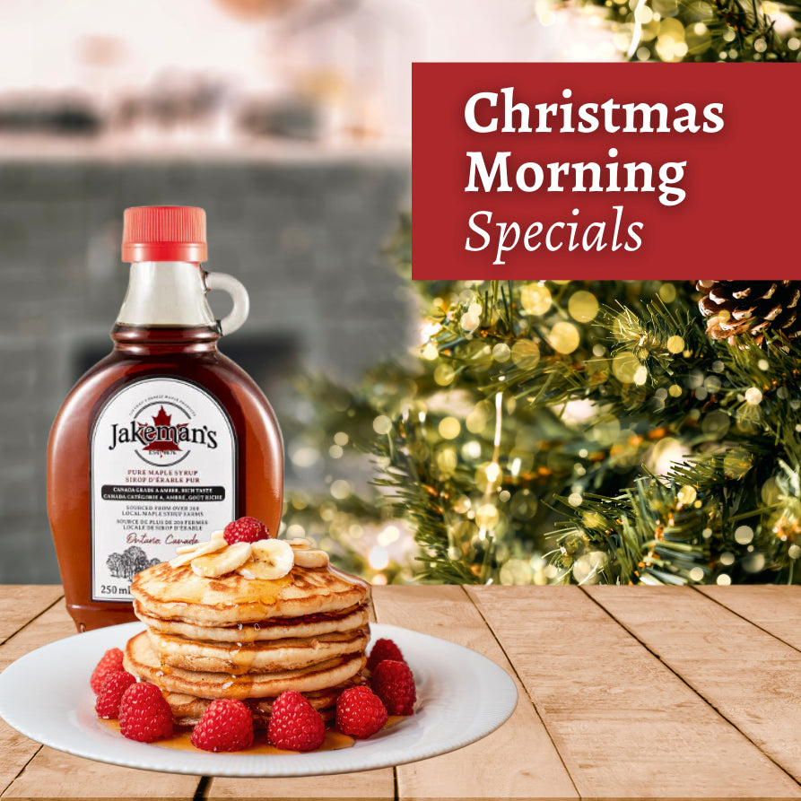 christmas breakfast specials with maple syrup