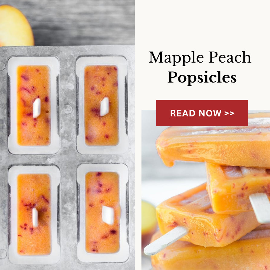 Mapple Peach Popsicles