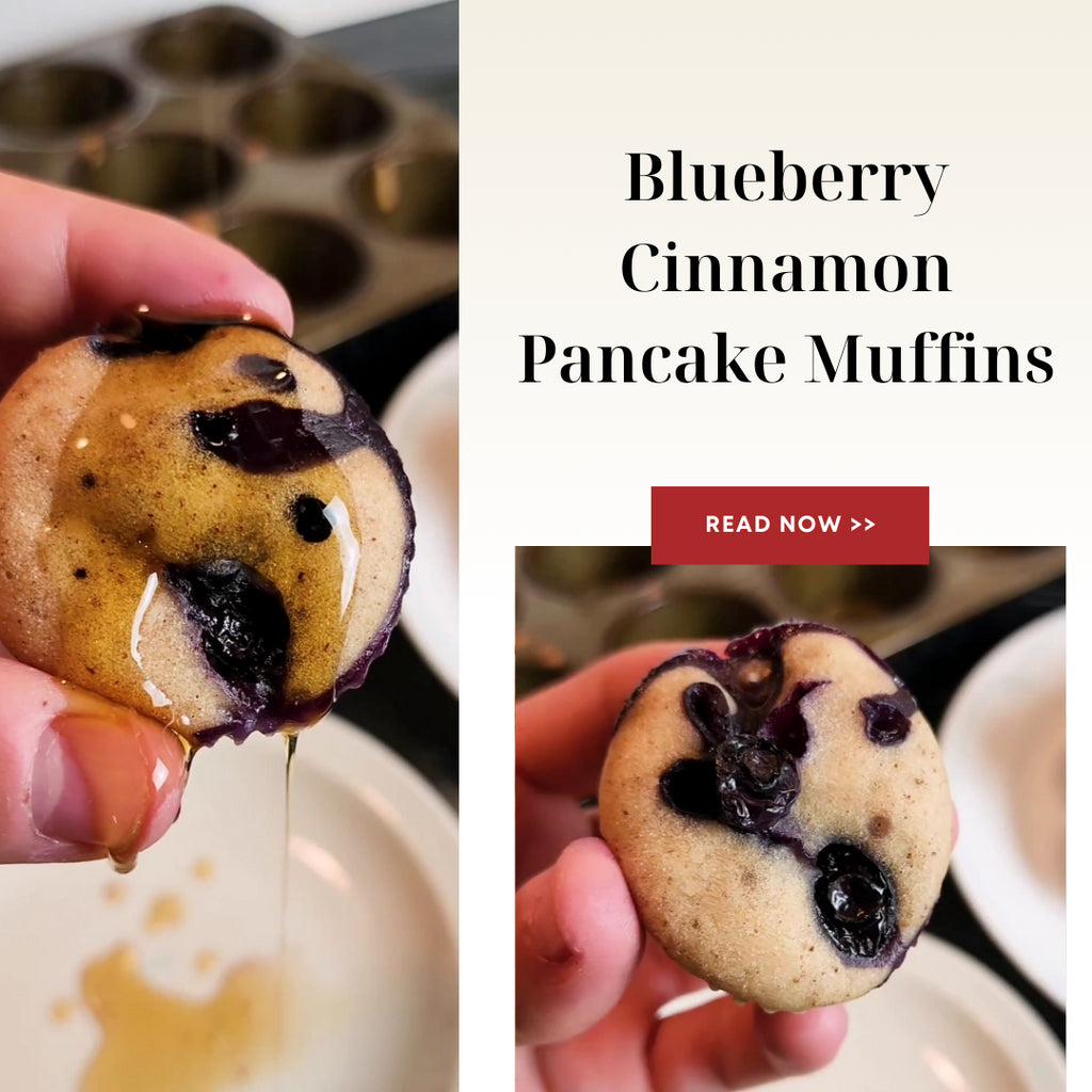 Blueberry Cinnamon Pancake Muffins