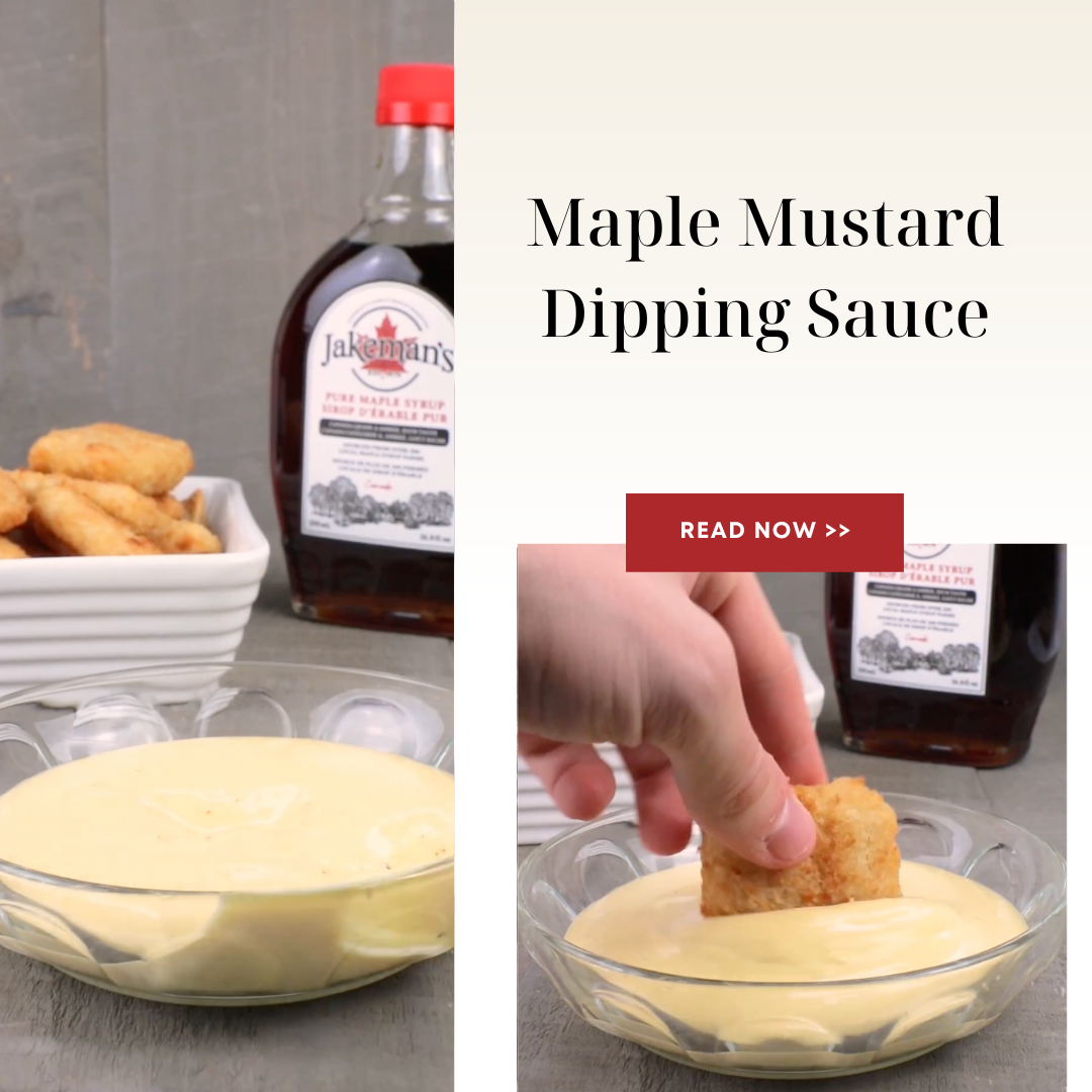Maple Mustard Dipping Sauce Jakeman's Maple Syrup