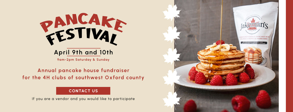 Pancake Fundraiser - April 9th and 10th