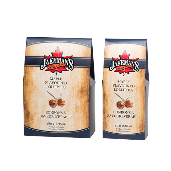 Maple-Flavoured Lollipops - Jakeman's Maple Syrup