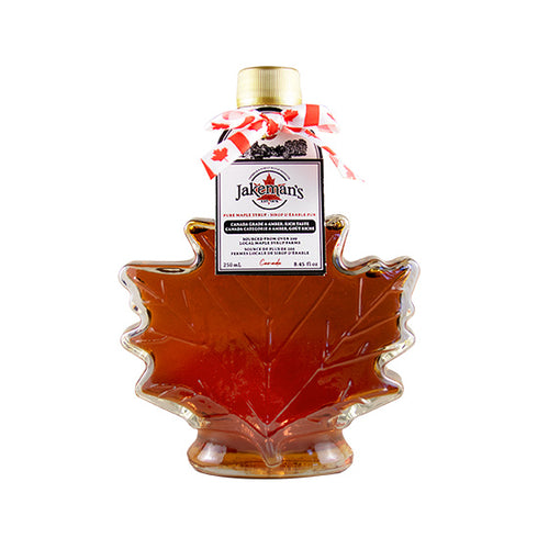 Jakeman's Pure Maple Syrup - Autumn Leaf Glass, 50ml - 500ml - Jakeman's Maple Syrup