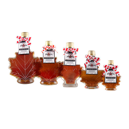 Jakeman's Pure Maple Syrup - Autumn Leaf Glass, 50ml - 500ml - Jakeman's Maple Syrup