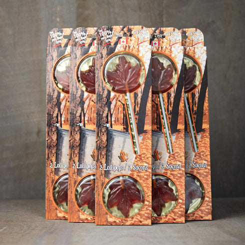 Jakeman's Maple Leaf Sucker 2-Pack x 6 - Jakeman's Maple Syrup