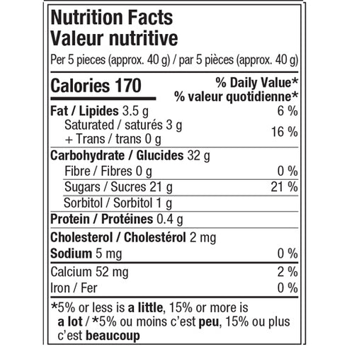 Maple-Flavoured Toffee - Jakeman's Maple Syrup