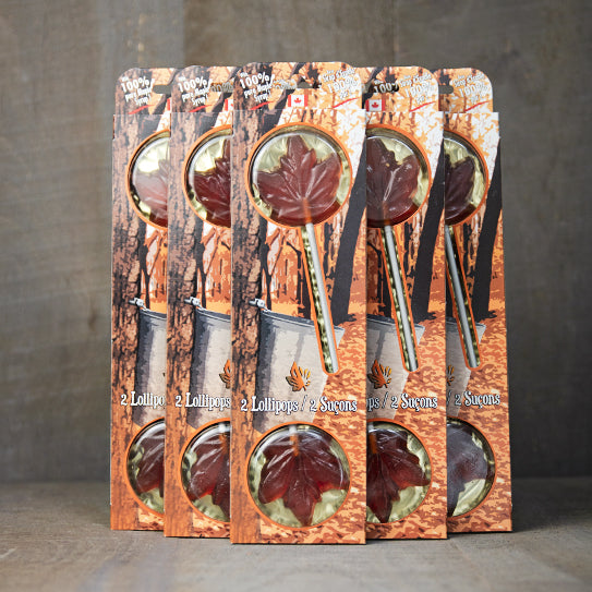 Jakeman's Maple Leaf Sucker 2-Pack x 6 - Jakeman's Maple Syrup
